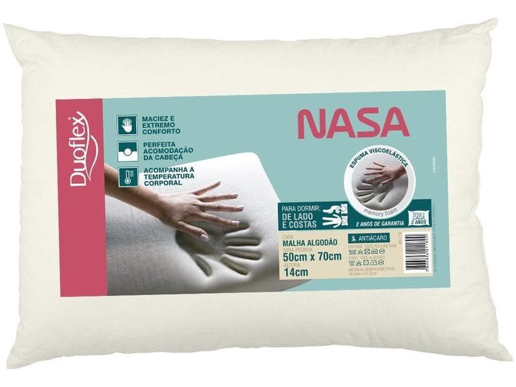 Travesseiro Nasa Médio - 14cm