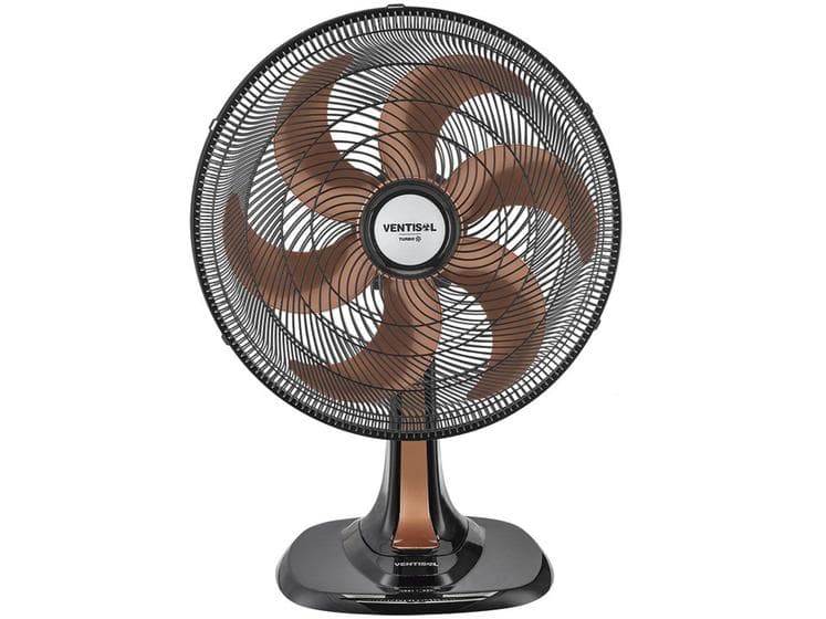 Ventilador De Mesa Ventisol Turbo 6 40cm Bronze 220v