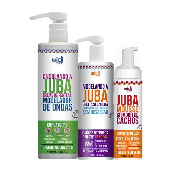 Wide Care Ondulando A Juba, Mousse, Geleia Modelando