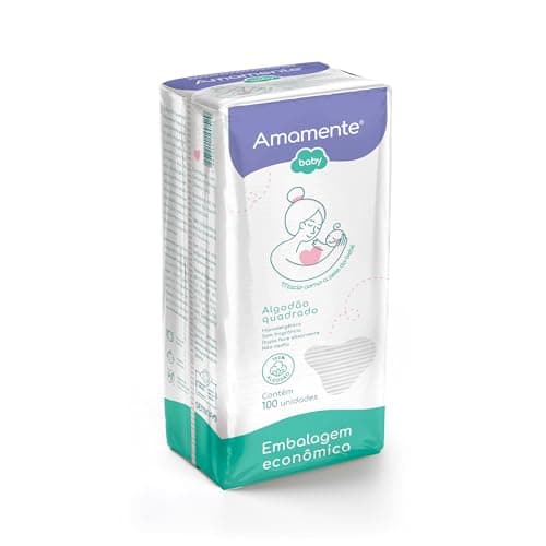 Algodão Quadrado Amamente® Baby 100 UN