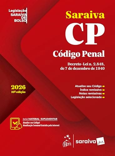 Código Penal - Legislação Saraiva de Bolso - 10ª Edição 2026