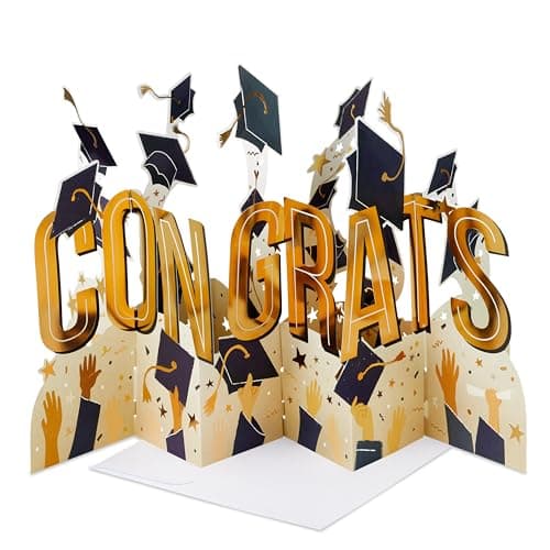 Hallmark Cartão de formatura com papel maravilha (parabéns dobrável)