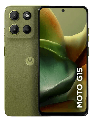 Smartphone Motorola Moto G15 256gb 12gb 4GB RAM 8GB RAM Boost Camera 50mp Verde