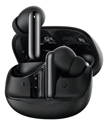 Fone QCY MeloBuds N50 Bluetooth 5.4 ANC Cancelamento de Ruído Multiponto Cor Preto